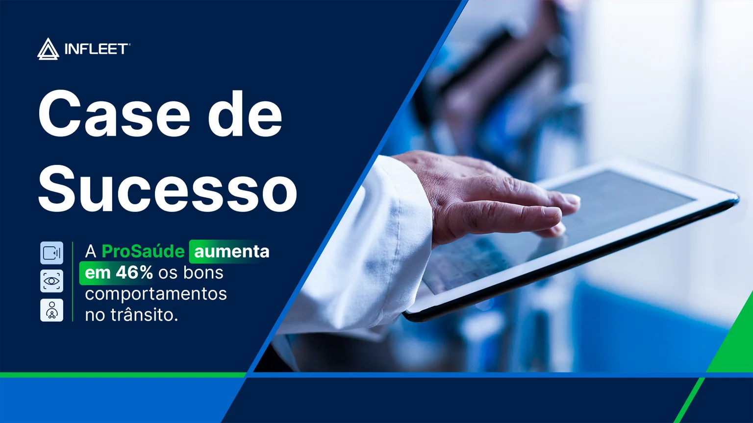 A Pró Saúde aumenta em 46% os bons comportamentos no trânsito com o Super App INFLEET