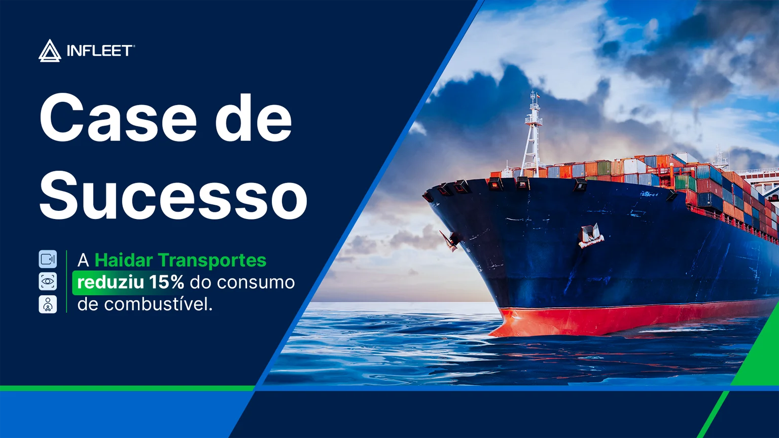 A Haidar Transportes reduziu em 15% o consumo de combustível com o Super App INFLEET