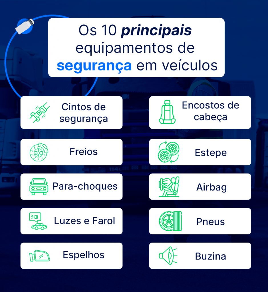 Equipamentos de segurança em veículos: conheça os principais!