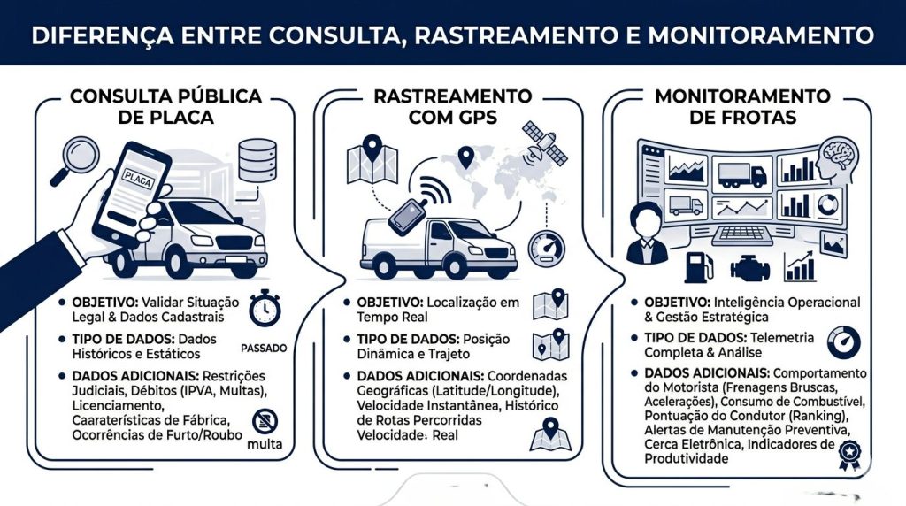 Infográfico horizontal da Infleet com fundo verde e branco, dividido em três colunas que comparam 